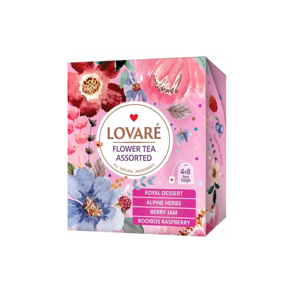 Чай Lovare flower tea (32 пак.) асорті